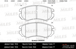 MILES E400028