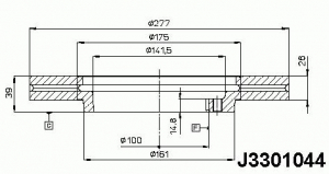 NIPPARTS J3301044