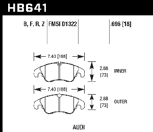 HAWK HB641B696