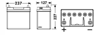 EXIDE EB457