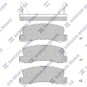 SANGSIN BRAKE SP1208