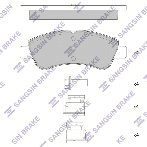 SANGSIN BRAKE SP1241