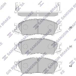 SANGSIN BRAKE SP1156